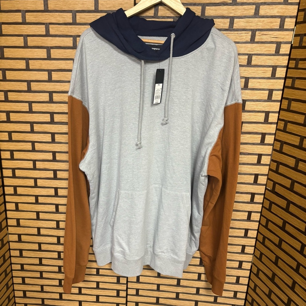 Original Use Gray Hooded Long‎ Sleeve Size XXL